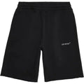 Off White Diag Outline Black Sweat Shorts