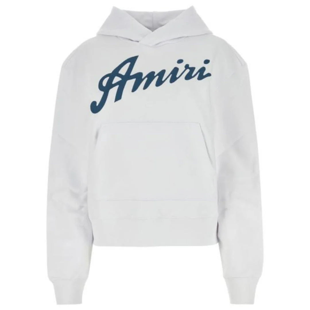 Amiri California Hawaiian Design White Hoodie