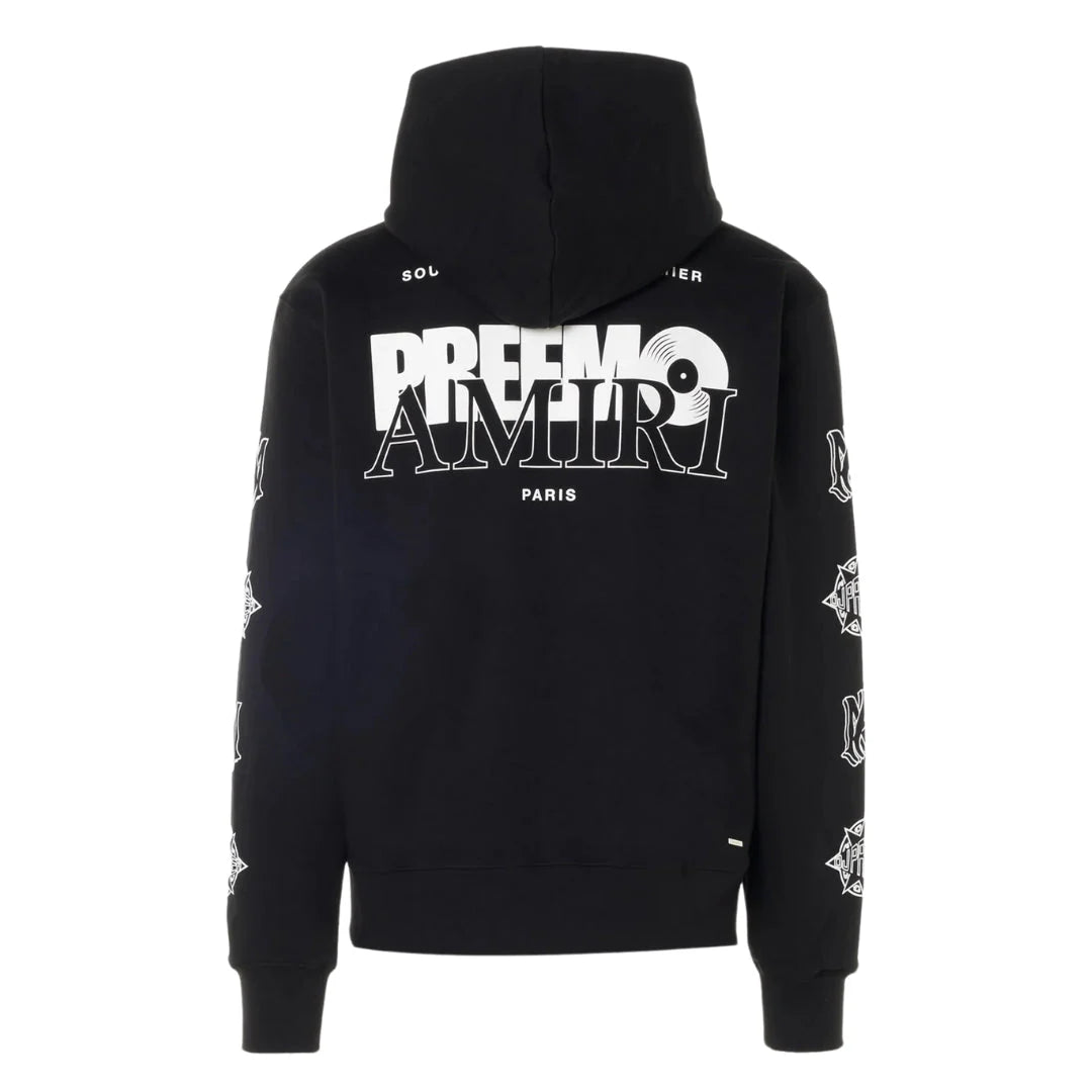 Amiri Premier Logo Black Hoodie